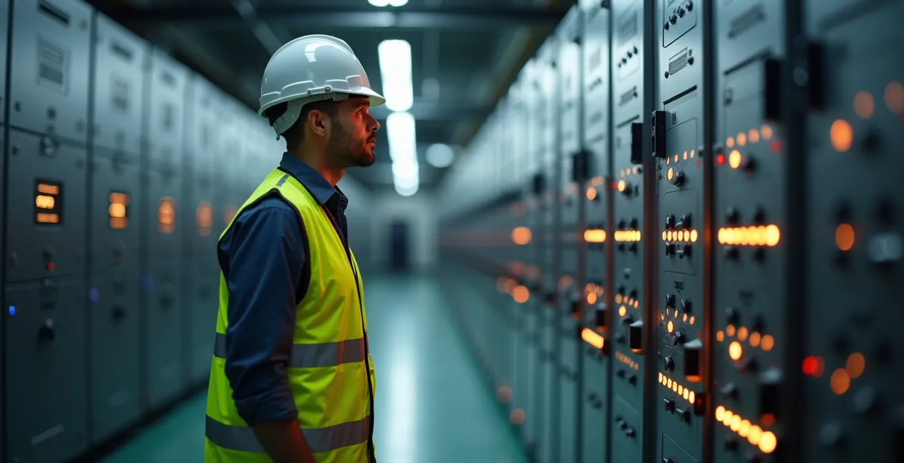 Industrial-scale battery storage system in 24/7 manufacturing facility
