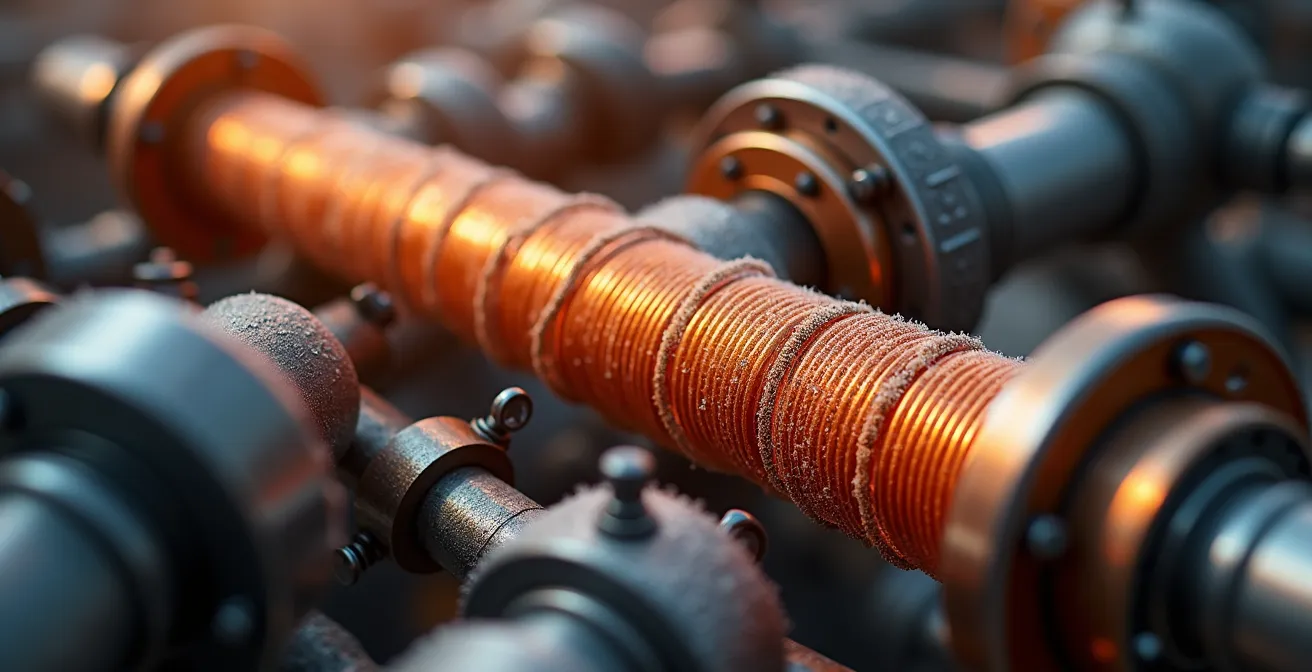 Large industrial heat pump system installation in UK manufacturing facility